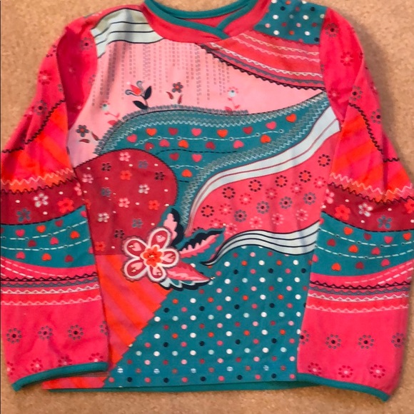 3pc Girl Deux Par Deux shirt skirt tights - Picture 2 of 8